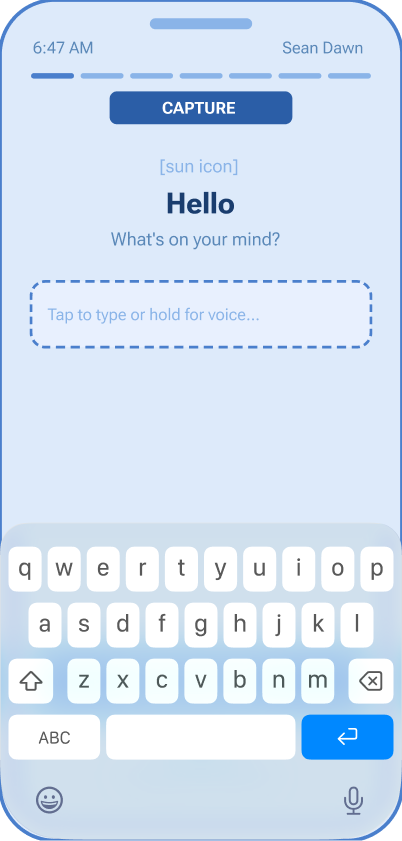 Capture screen with keyboard open